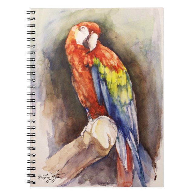 Precious Parrot Notebook (Front)