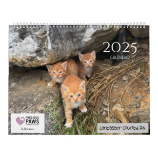 Precious Paws 2025 Calendar