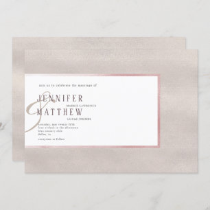 Precious Pearl   Wedding Invitation