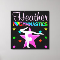 PRECIOUS PERSONALIZED I LOVE GYMNASTICS WALL ART