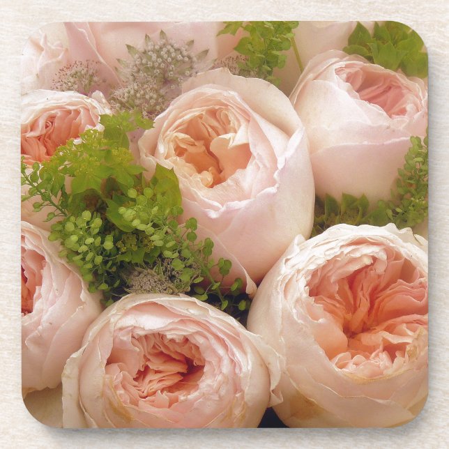 Precious Pink Roses Coaster (Front)