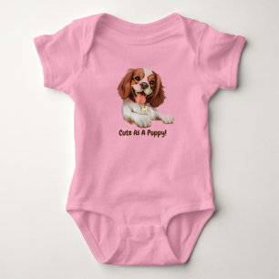Precious Puppy Baby One-Piece Jumper Bodysuit