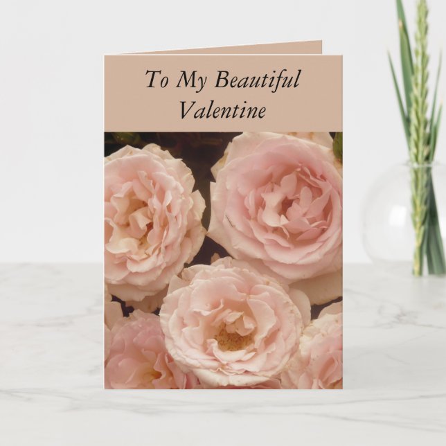 Precious Roses Valentine Card (Front)