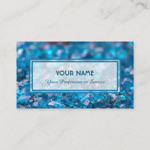 Precious sapphire gem business card