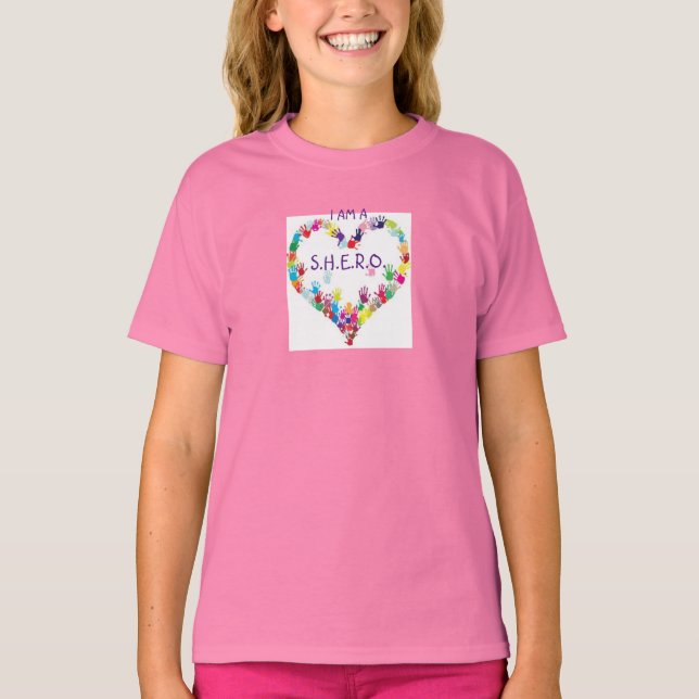 PRECIOUS SHERO Tee | 'I AM A S.H.E.R.O.' (Front)
