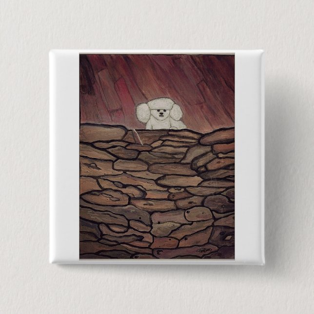 Precious Silence of the 15 Cm Square Badge (Front)