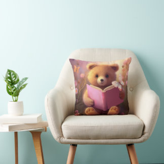 PRECIOUS TIMES TEDDY BEAR CUSHION