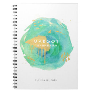 Precious Watercolor Custom Notebook
