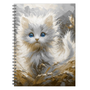Precious White Kitten Notebook