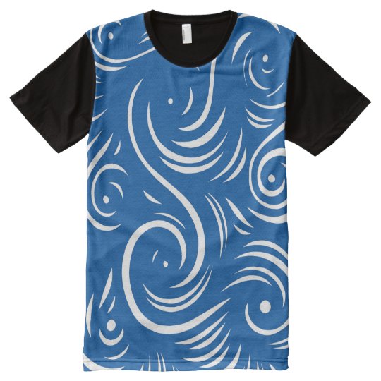 Precise American Apparel Men's Shirt Blue White
