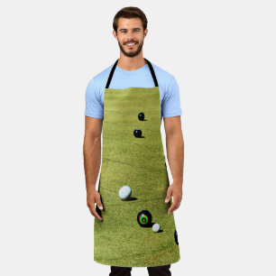 Precision and Strategy: Lawn Bowl Competition Game Apron