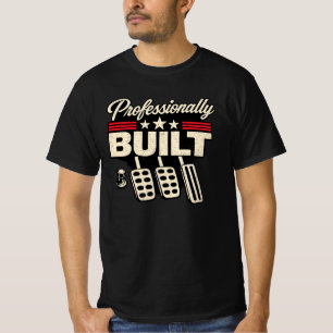 Precision Built Retro Mechanic Shirt Design, Vinta