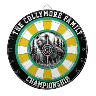 Precision Grizzly Forest Target Art Dartboard
