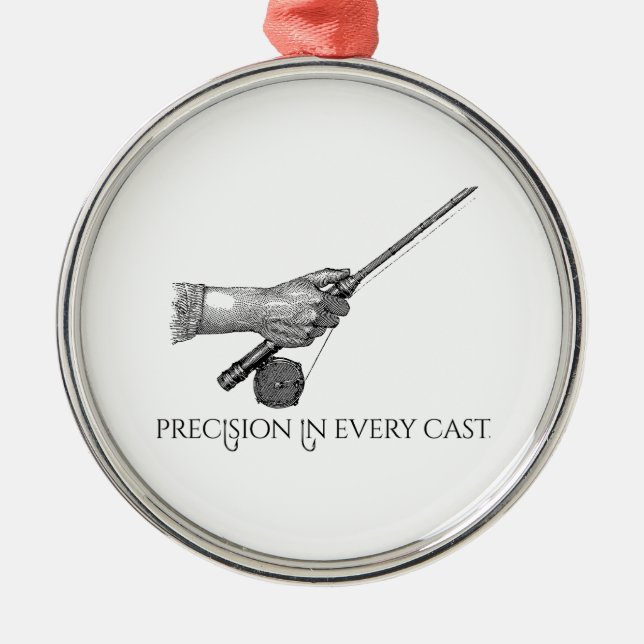 Precision In Every cast Metal Tree Decoration (Front)