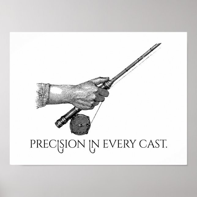 Precision In Every Cast Poster (Front)