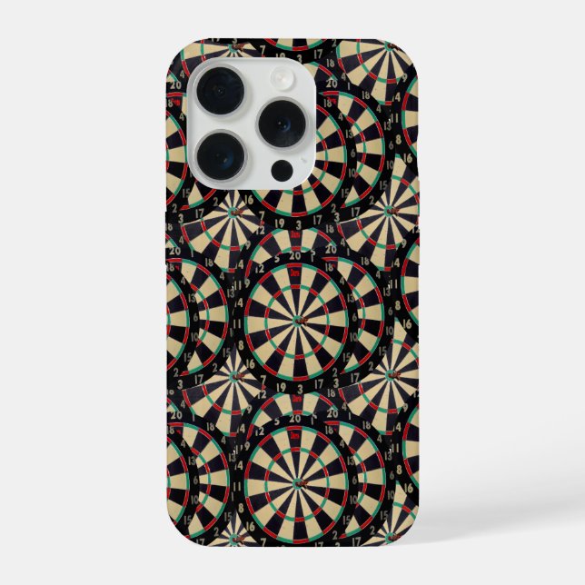 "Precision in Layers: The Art of Stacked Bullseyes iPhone Case (Back)