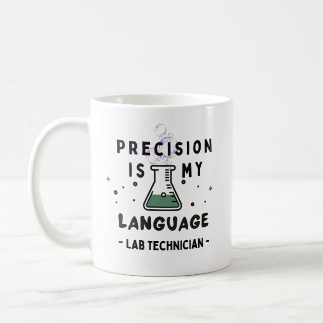 Precision is My Language – Detail-Driven Pro Coffee Mug (Left)