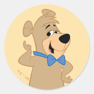 Precocious Boo-Boo Bear Classic Round Sticker