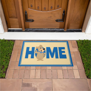Precocious Boo-Boo Bear Doormat