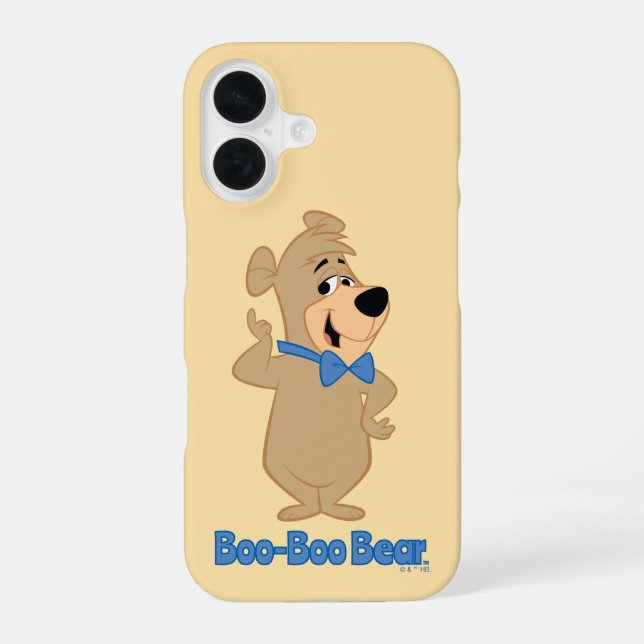 Precocious Boo-Boo Bear iPhone 16 Case (Back)
