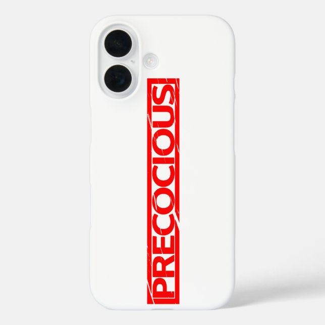 Precocious Stamp Case-Mate iPhone Case (Back)