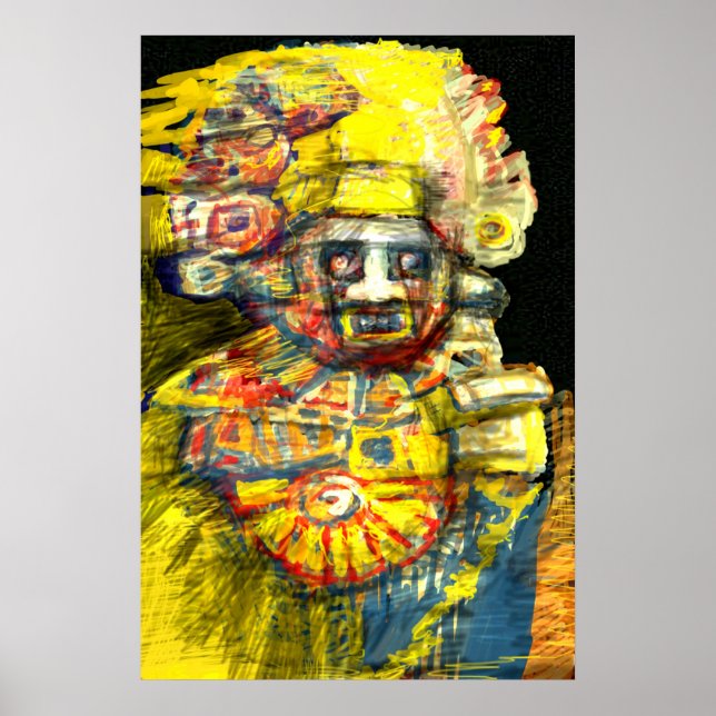 Precolumbian God Poster (Front)