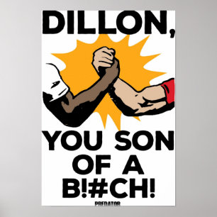 Predator Dillon You Son Of A Poster