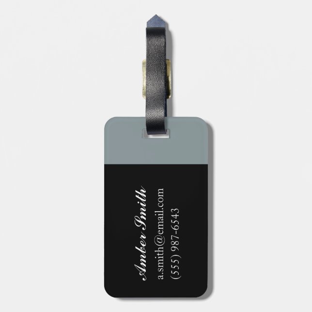 Predator II Luggage Tag (Back Vertical)