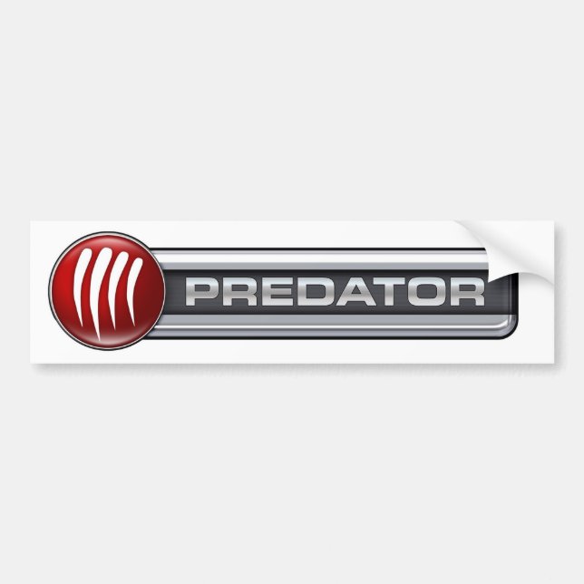 Predator Inc. Gear Logo Bumper Sticker (Front)