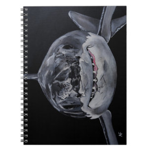 Predator of the Sea Painting by Alfred Fox Notebook