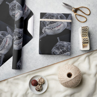 Predator of the Sea Painting by Alfred Fox Wrapping Paper