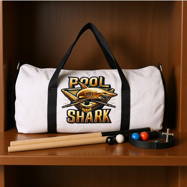 Predatory Puck, Shark Swings Stick Duffle Bag (Creator Uploaded)