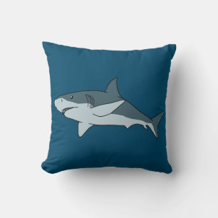 Predatory shark cushion