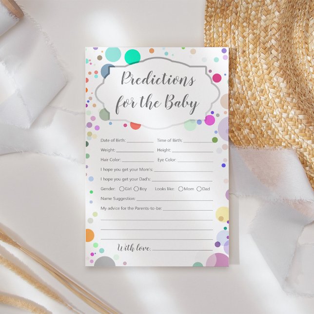 Predictions & Advice for the baby shower (Creator Uploaded)