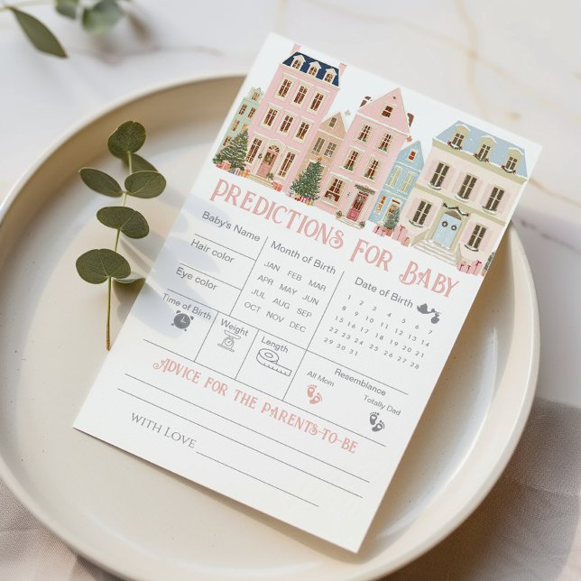 Predictions and Advice Christmas Village Card (Creator Uploaded)