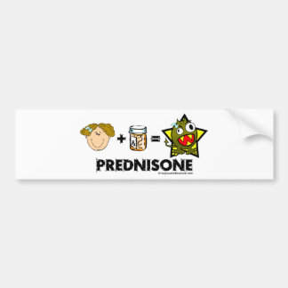 Prednisone Monster Bumper Sticker