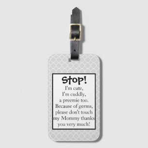 Preemie stroller tag