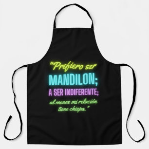 prefiero ser mandilon apron
