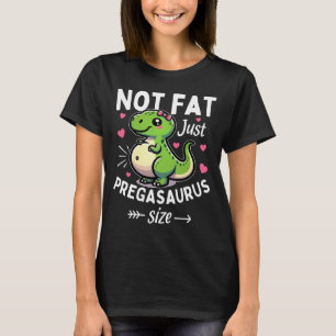 Pregasaurus Dinosaur Pregnancy Cute T-Rex Fat Joke T-Shirt