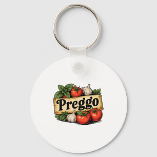 Preggo Costume Pregnancy Announcement Preggo Pasta Key Ring