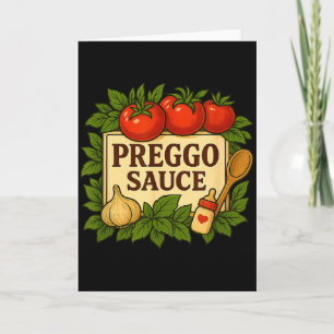 Preggo Sauce Costume Funny Pregnancy Announcement