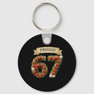 Preggo Sauce Funny Meme 67 Costume Gen Alpha Slang Key Ring