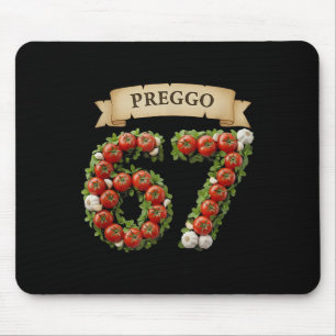 Preggo Sauce Funny Meme 67 Costume Gen Alpha Slang Mouse Mat