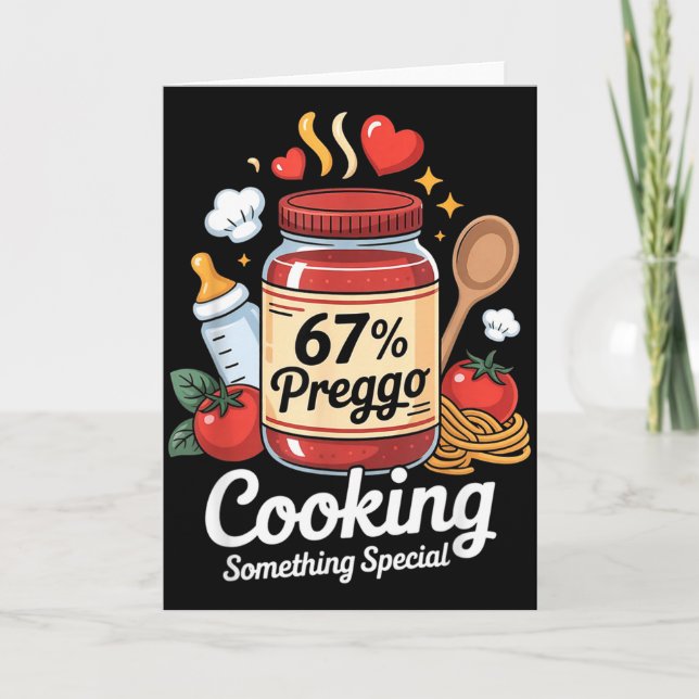 Preggo Sauce Pasta Pregnancy Announcement Funny 67 (Front)