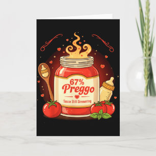 Preggo Sauce Pasta Pregnancy Announcement Funny 67