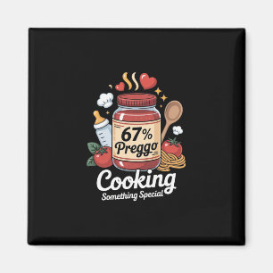 Preggo Sauce Pasta Pregnancy Announcement Funny 67 Magnet