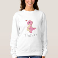 Preggosaurus Cute Dinosaur Girl Baby Shower