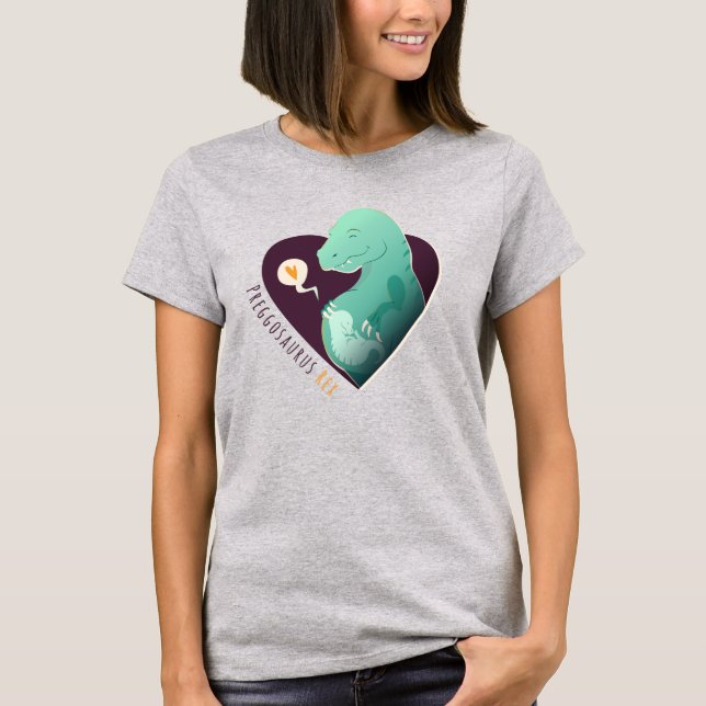 Preggosaurus Rex T-Shirt (Front)