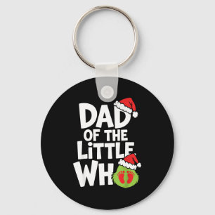 Pregnancy Announcemen Dad Of The Little Who  Key Ring