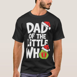 Pregnancy Announcemen Dad Of The Little Who T-Shirt